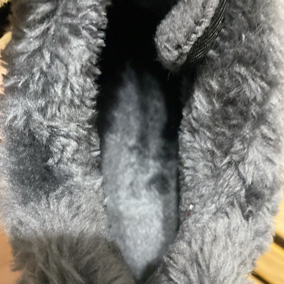 Eashcon Black and Gray Ankle Boots Faux Fur Lined Size 43 US 10-10.5 - Picture 6 of 10